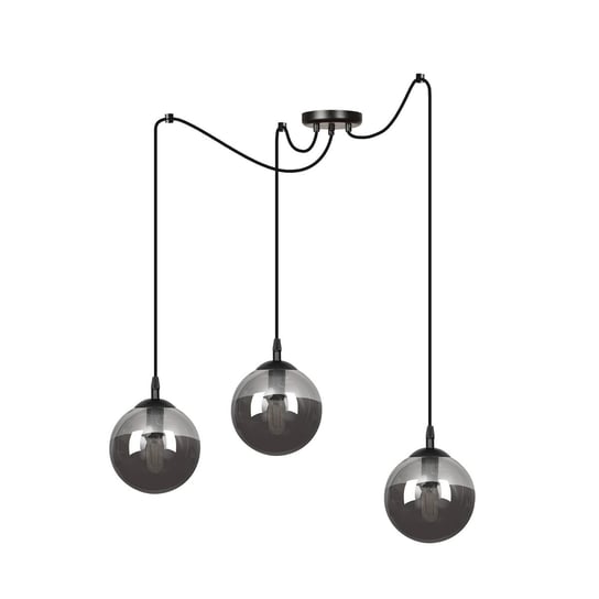 Lampa Wisząca  Emibig 3Xe14 40W Gigi 3 Black Grafit  937/3 EMIBIG