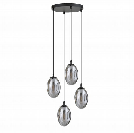 Lampa wisząca Emibig 4xE14 10W ASTRAL 4 grafitowe klosze 1266/4PREM EMIBIG