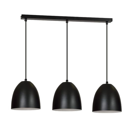 Lampa wisząca EMIBIG Lenox 3, czarna, 60 W, 80x70 cm EMIBIG