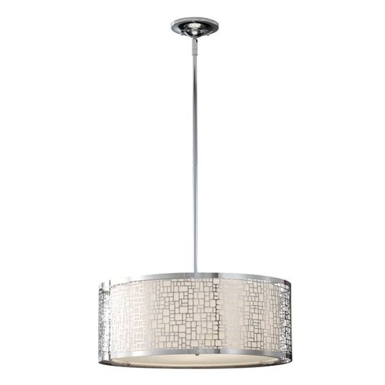 Lampa wisząca FEISS Joplin, srebrna, 3x100W, 26,7x50,2 cm FEISS