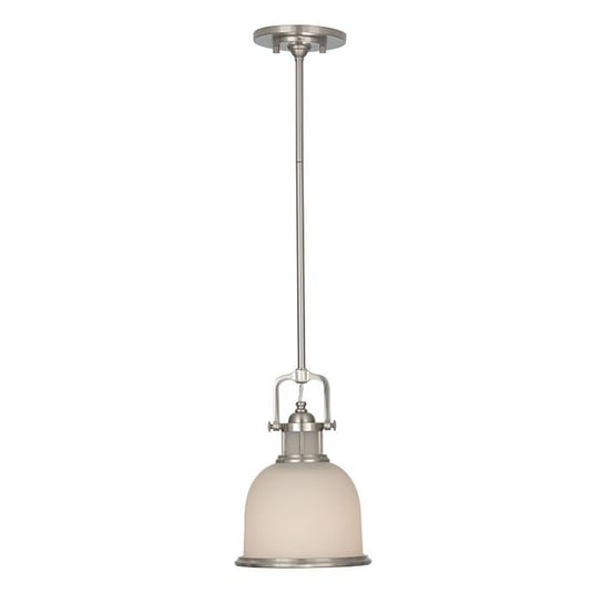 Lampa wisząca FEISS Parker, srebrno-beżowa, 1x60W, 31x19 cm FEISS
