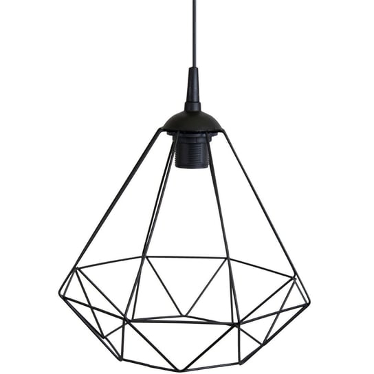 Lampa wisząca geometryczna, czarna, 25x30 cm DekoracjaDomu.pl