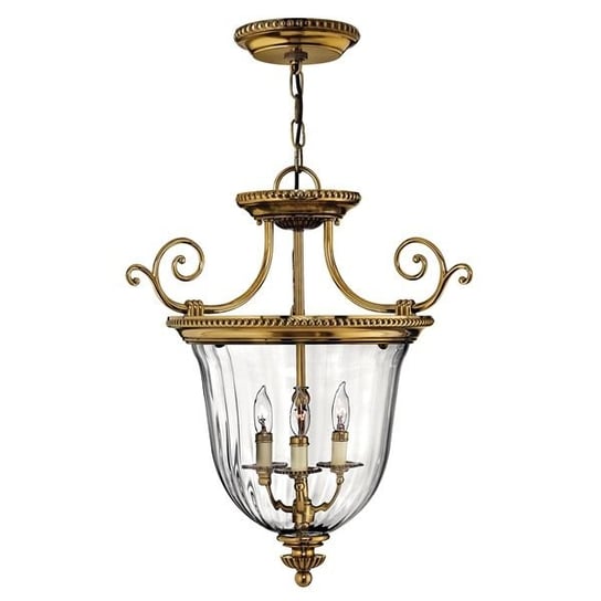 Lampa wisząca HINKLEY LIGHTING Cambridge, złota, 3x60W, 66x54 cm Hinkley Lighting