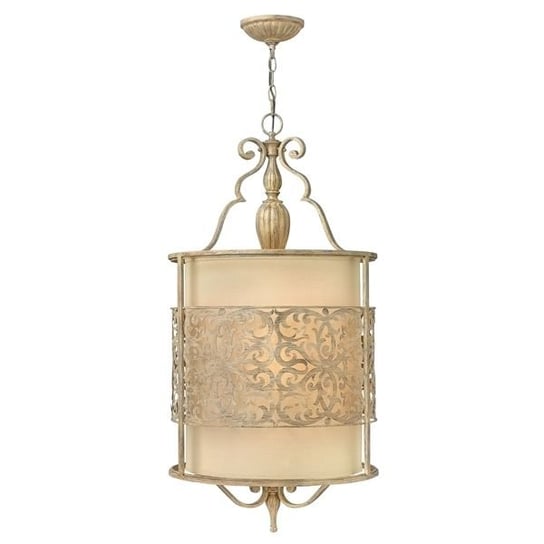 Lampa wisząca HINKLEY LIGHTING Carabel, złoto-beżowa, 4x60W, 107x45,7 cm Hinkley Lighting