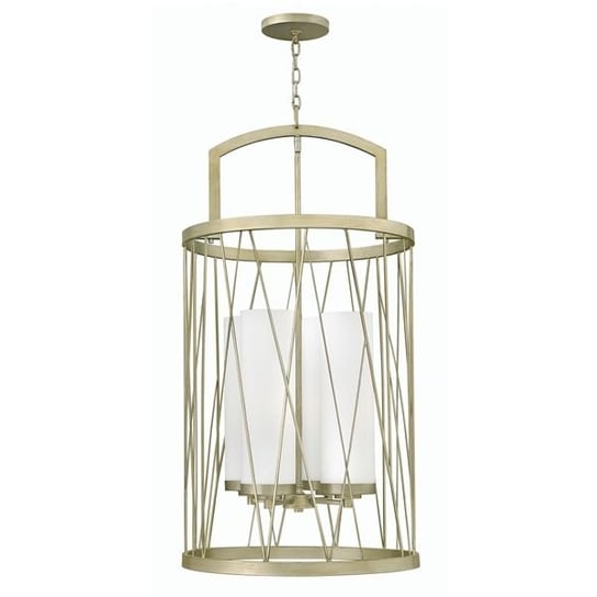 Lampa wisząca HINKLEY LIGHTING Nest, złoto-biała, 4x100W, 118x53,5 cm Hinkley Lighting