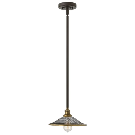 Lampa wisząca HINKLEY LIGHTING Rigby, czarno-złoty, 1x100W, 94,7x25,4 cm Hinkley Lighting