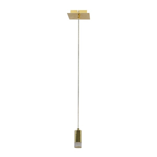 Lampa wisząca ITALUX Mentin, złoto-srebrna, 1x5W, 120x12 cm ITALUX