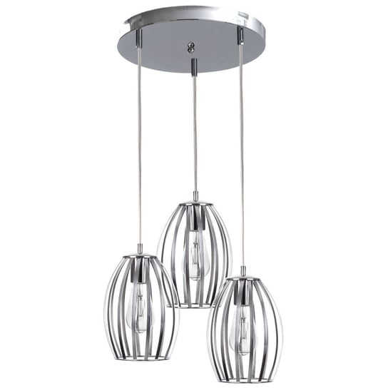 LAMPA wisząca KET197 metalowa OPRAWA zwis kaskada chrom KET