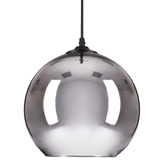 LAMPA wisząca KKST-9021 - L CHROME szklana OPRAWA kulisty ZWIS ball chrom Step Into Design