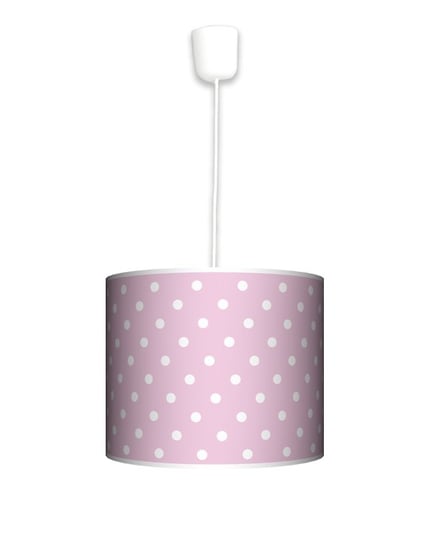 Lampa wisząca Kropki Sweet Pink kropeczki - Fotolampy dla dzieci Fotolampy