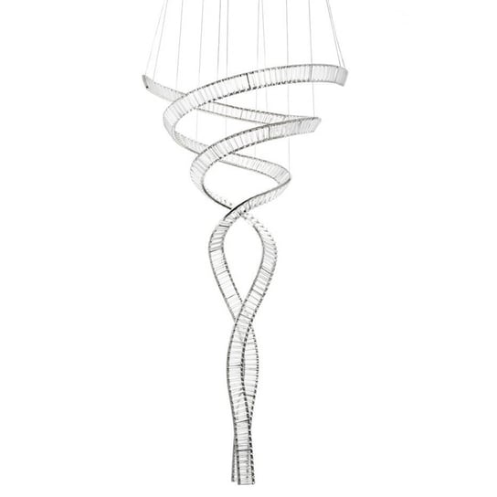 Lampa wisząca kryształowa Cordon MSE1501100194 Moosee LED 115W 3000K chrom Moosee