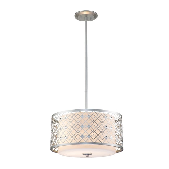 Lampa wisząca lakierowane srebro Ziggy 2xE27 60W Elstead ELSTEAD LIGHTING