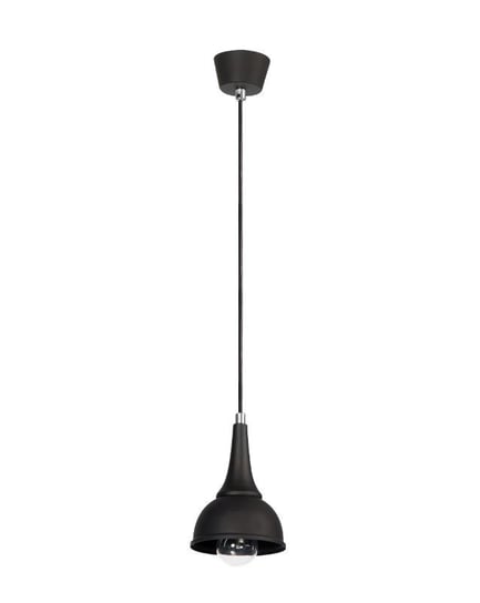 Lampa wisząca LAMPEX Alla 1, czarna, 40 W, 80x13 cm Lampex