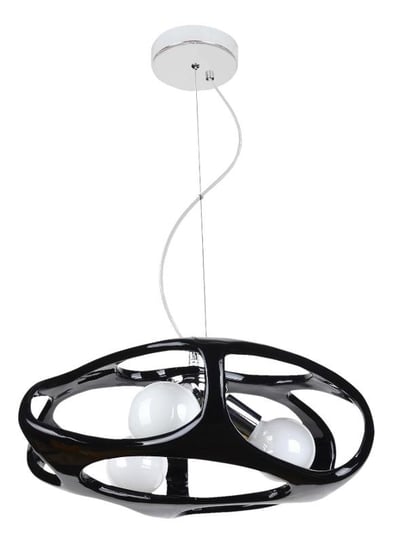 Lampa wisząca LAMPEX Amano,60 W, czarny, 80x40 cm Lampex