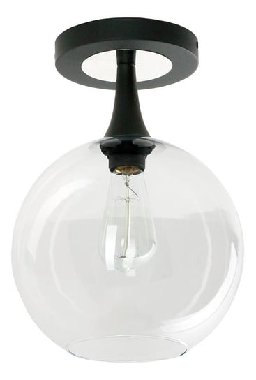 Lampa wisząca LAMPEX Bela, E27, czarna, 35x25 cm Lampex