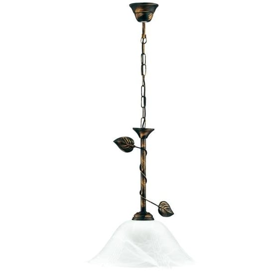 Lampa wisząca LAMPEX Bluszcz 1, brązowa, 60 W, 77x36 cm Lampex