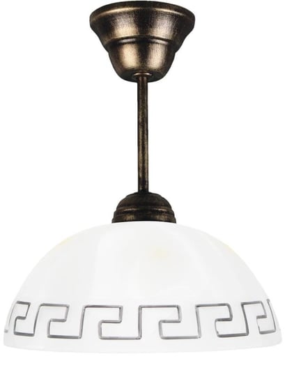 Lampa wisząca LAMPEX, brązowa, 60 W, 300x220 mm Lampex