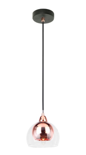 Lampa wisząca LAMPEX Dex 1, 40 W, miedziana, 80x16 cm Lampex