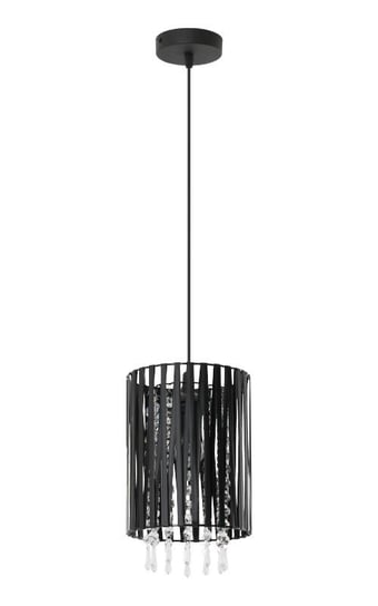 Lampa wisząca LAMPEX Diana, czarna, 60W, 17x100 cm Lampex