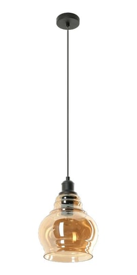 Lampa wisząca LAMPEX Neko, czarno-złota, 1x60W Lampex