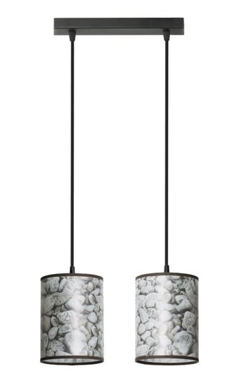 Lampa wisząca LAMPEX Nuvola, szara, 40x80 cm, 2x40 W Lampex