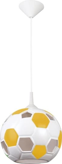 Lampa wisząca LAMPEX Piłka, żółta, 60 W, 115x22 cm Lampex