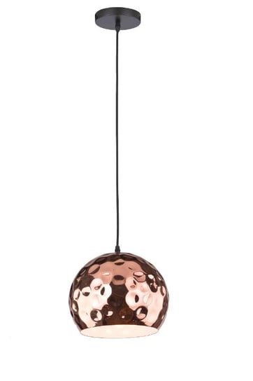 Lampa wisząca LAMPEX Rosa, 40 W, miedziana, 80x8 cm Lampex