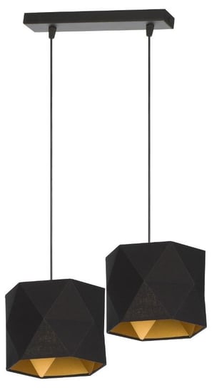 Lampa wisząca LAMPEX Taida 2, czarna, 40 W, 80x40 cm Lampex