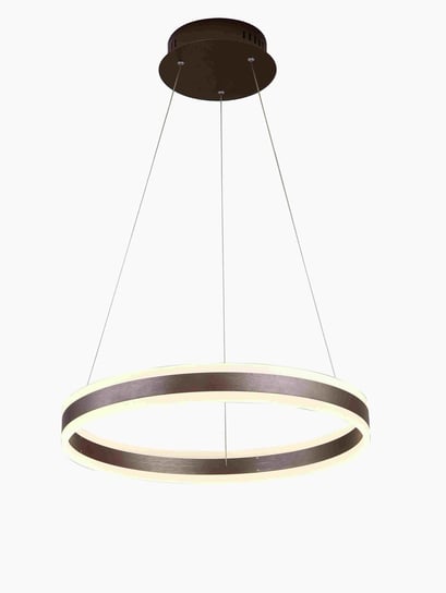 Lampa wisząca LED OIABLUE Ring, 76 W, ciepła, kawowa, 60 cm OiaBlue