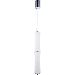 Lampa wisząca LED tuba bambus biała 32W 3000K ściemnialna Designer Series Pendant-TRAIC Dimmable White VT-7050 3981 V-TAC V-TAC