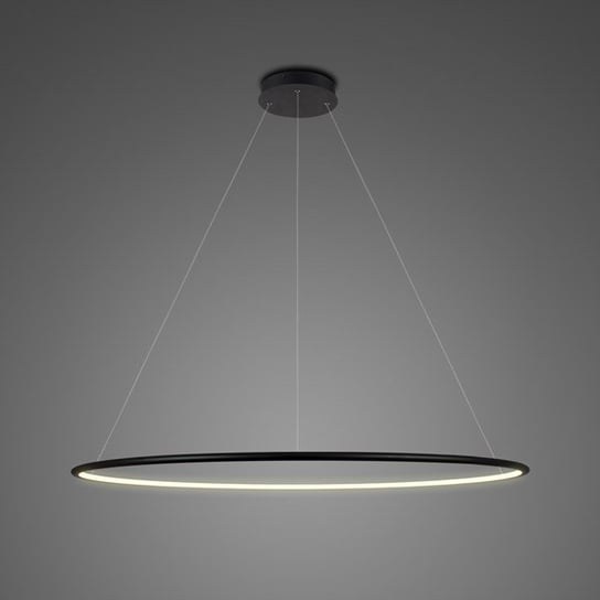Lampa wisząca Ledowe Okręgi No.1 Φ100 cm in 3k czarna Altavola Design ALTAVOLA DESIGN