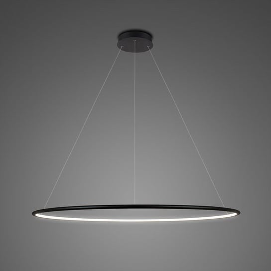 Lampa wisząca Ledowe Okręgi No.1 Φ100 cm in 4k czarna Altavola Design ALTAVOLA DESIGN