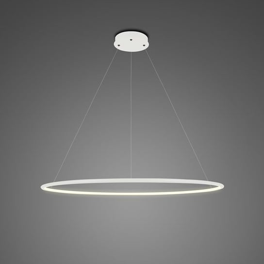 Lampa wisząca Ledowe Okręgi No.1 Φ80 cm in 3k biała Altavola Design ALTAVOLA DESIGN