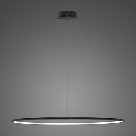 Lampa wisząca Ledowe Okręgi No.1 120 cm in 3k czarna ściemnialna ALTAVOLA DESIGN