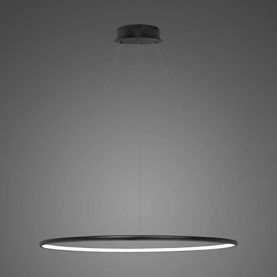 Lampa wisząca Ledowe Okręgi No.1 80cm in 3k czarna AltavolaDesign (LA073/P_80_in_3k_black) - ALTAVOLA DESIGN Inna marka