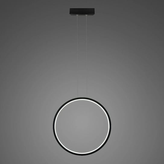 Lampa wisząca Ledowe Okręgi No.1X 40 cm 3K ściemnialna czarna ALTAVOLA DESIGN