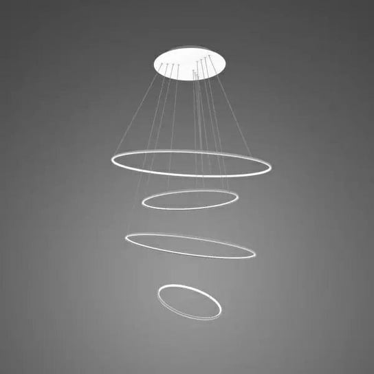 Lampa wisząca Ledowe Okręgi No.4 100cm 4K ściemnialna biała ALTAVOLA DESIGN