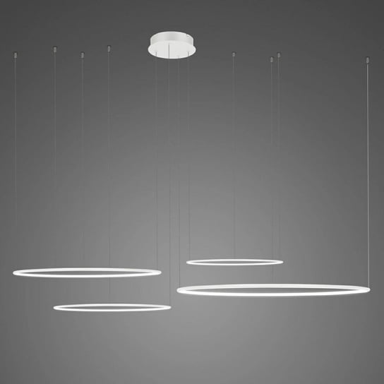 Lampa wisząca Ledowe Okręgi No.4 CO4 100cm 4K ściemnialna biała ALTAVOLA DESIGN