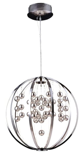 Lampa wisząca LIGHT PRESTIGE Imola, srebrna, 90W, 51x94 cm Light Prestige