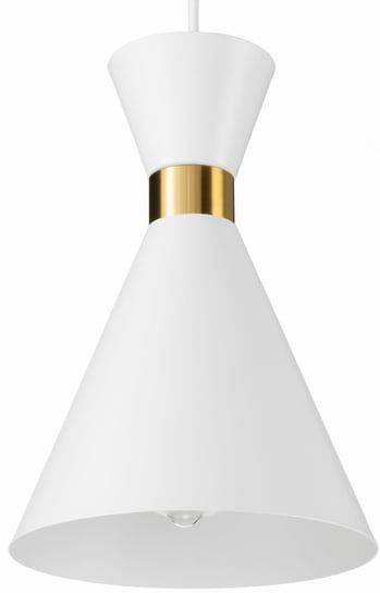 Lampa wisząca Loft metalowa Fit biała Ledigo
