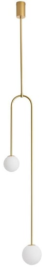 Lampa wisząca Low MSE010100288 balls do salonu białe złote Moosee