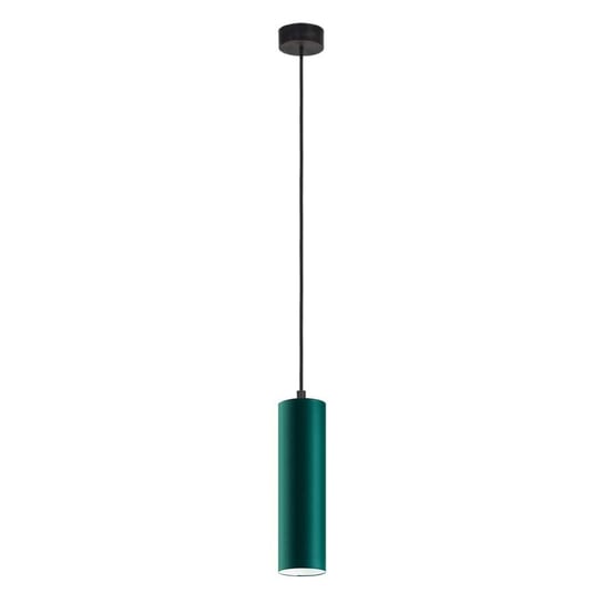 Lampa wisząca LYSNE Bejrut, 60 W, E14, zieleń butelkowa/czarna, 120x8,5 cm LYSNE