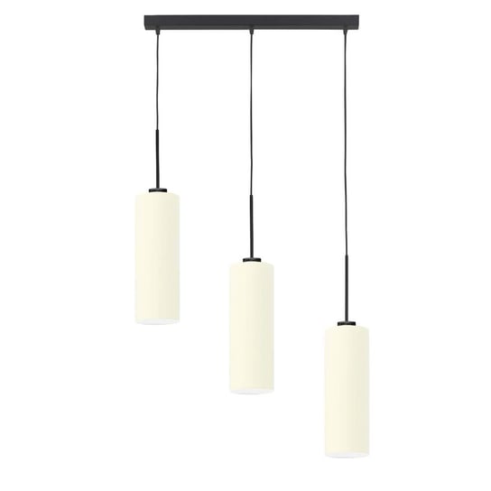 Lampa wisząca LYSNE Borneo, 3x60 W, E27, ecru/czarna, 120x65 cm LYSNE