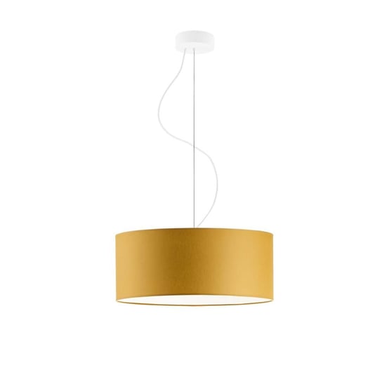 Lampa wisząca LYSNE Hajfa, musztardowa, biały, E27, 120x40 cm LYSNE