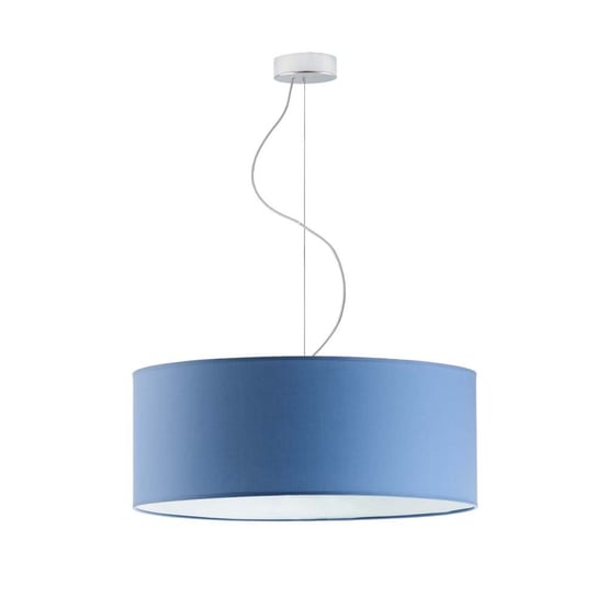 Lampa wisząca LYSNE Hajfa, niebieska, chrom, E27, 120x60 cm LYSNE