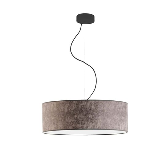 Lampa wisząca LYSNE Hajfa, szary melanż (tzw. beton), czarny, E27, 120x50 cm LYSNE