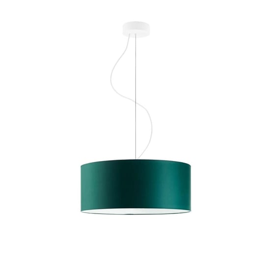 Lampa wisząca LYSNE Hajfa, zieleń butelkowa, biały, E27, 120x40 cm LYSNE