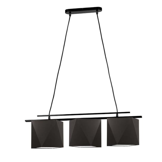 Lampa wisząca LYSNE Malibu, 3x60 W, E27, brązowa/czarna, 120x77 cm LYSNE