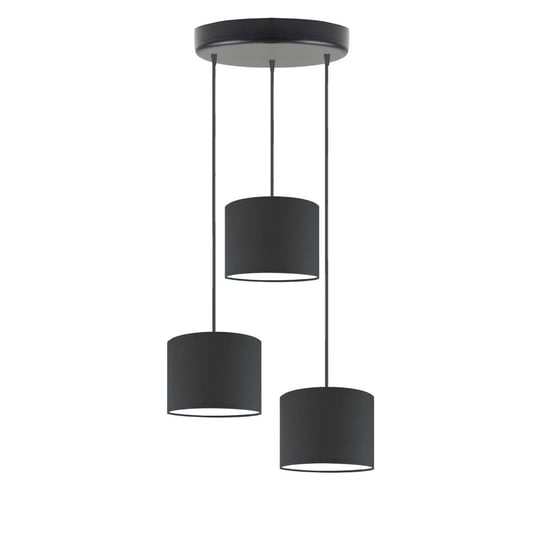 Lampa wisząca LYSNE Pueblo, 3x60 W, E27, grafitowa/czarna, 120x40 cm LYSNE