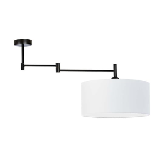 Lampa wisząca LYSNE Rangun, 60 W, E27, biała/czarna, 37x90 cm LYSNE